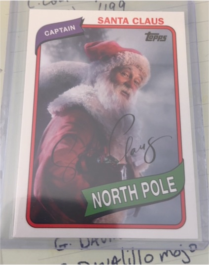 2025 Topps Holiday #TSA-80 Santa Claus — front