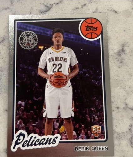 2025-26 Topps 1980-81 Topps Basketball #80BK-60 Derik Queen — front
