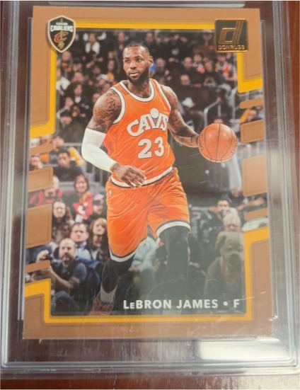 2017-18 Panini Donruss #27 LeBron James — front
