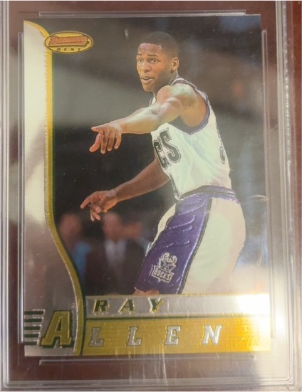1996-97 Bowman's Best #R5 Ray Allen — front