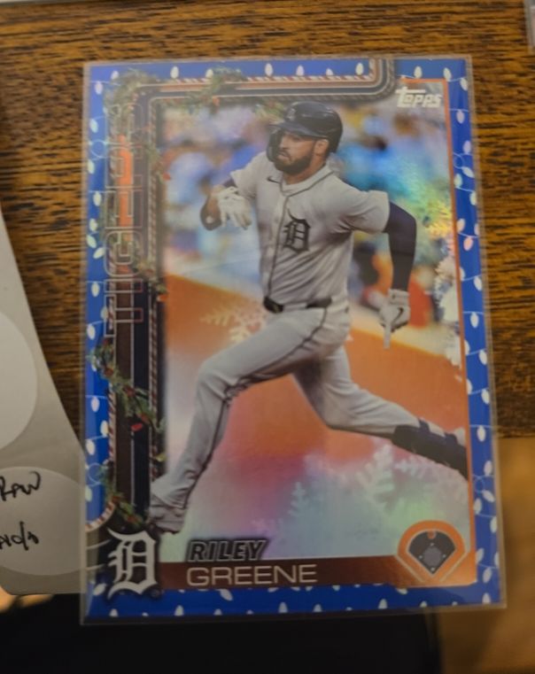 2025 Topps Holiday #H??? Riley Greene — front