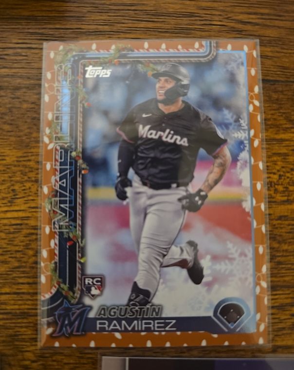 2025 Topps Holiday #H19 Agustin Ramirez — front