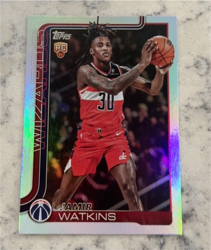 2025-26 Topps #244 Jamir Watkins — front