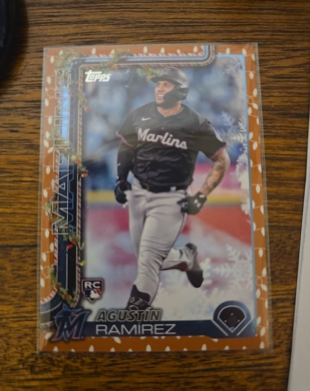 2025 Topps Holiday #H19 Agustín Ramirez — front