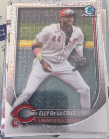 2025 Bowman Chrome #44 Elly De La Cruz — front