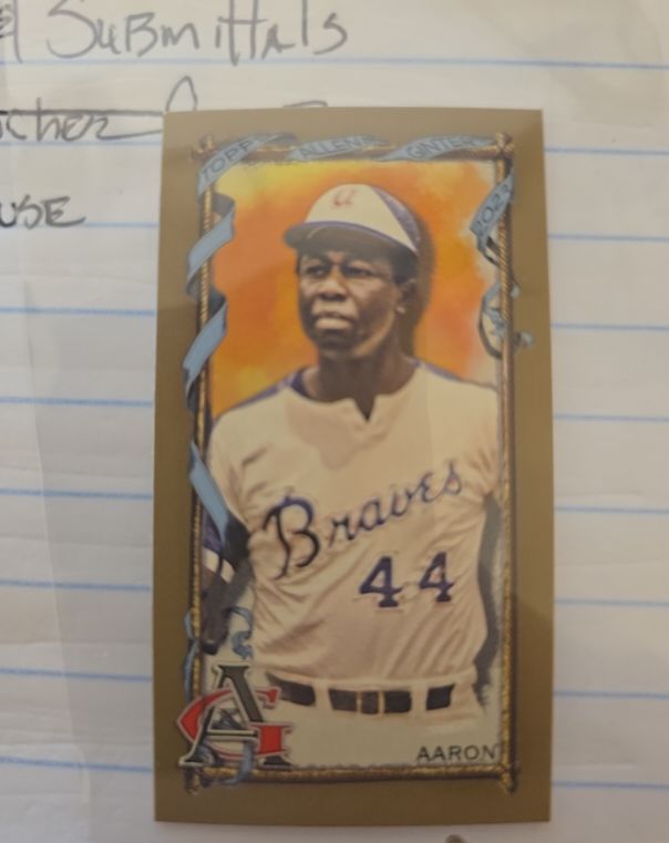 2023 Topps Allen & Ginter Mini #83 Hank Aaron — front
