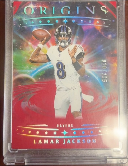2025 Panini Origins #69 Lamar Jackson — front