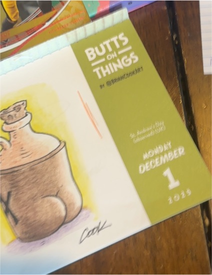 2023 Highlights Butts on Things December 1 — front
