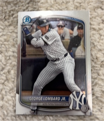 2025 Bowman Chrome #BCP-164 George Lombard Jr. — front