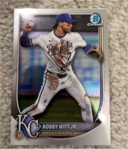 2025 Bowman Chrome #7 Bobby Witt Jr. — front