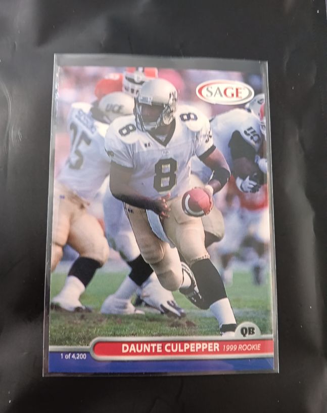 1999 Sage #QB Daunte Culpepper Rookie — front