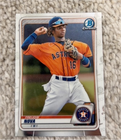 2020 Bowman Chrome #BP-82 Freudis Nova — front