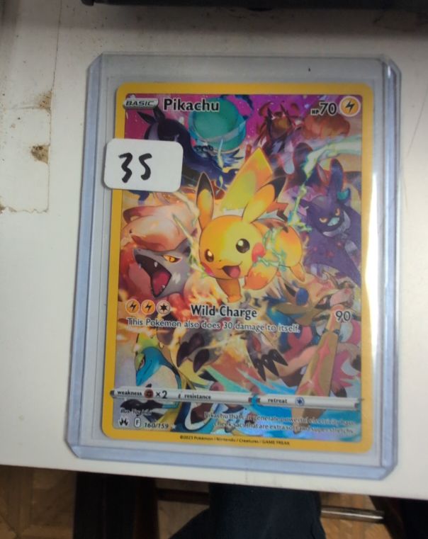 2023 Pokemon Crown Zenith #160/159 Pikachu — front