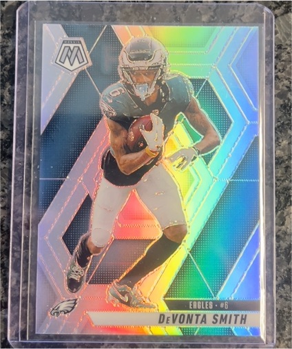 2020 Panini Mosaic #6 DeVonta Smith — front