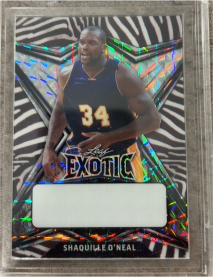 2022 Leaf Exotic #Shaquille O'Neal — front