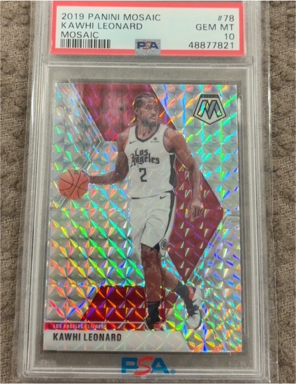 2019 Panini Mosaic #78 Kawhi Leonard — front