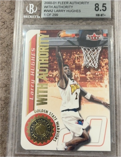 2000-01 Fleer Authority With Authority #WA2 Larry Hughes — front