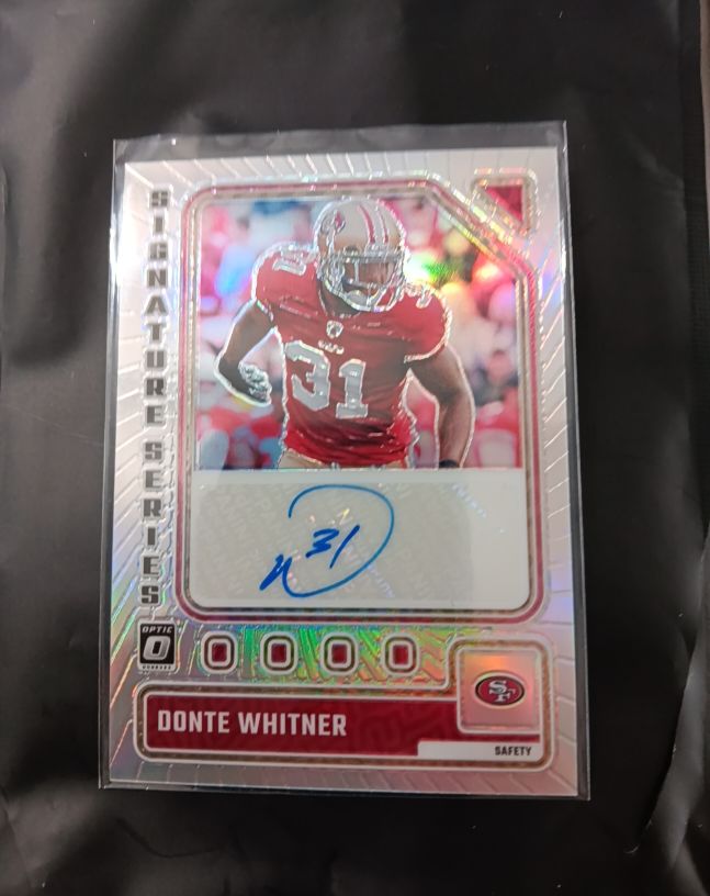 2023 Panini Donruss Optic Signature Series Silver #SS-DW Donte Whitner — front