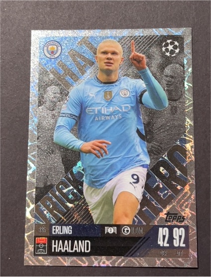 2024 Topps Match Attax #325 Erling Haaland — front