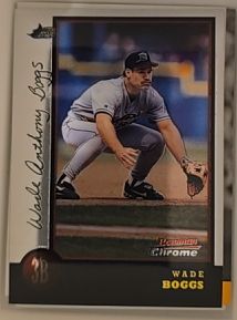 1998 Bowman Chrome #249 Wade Boggs — front