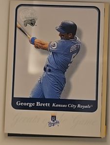 2001 Fleer Greats of the Game #87 George Brett — front