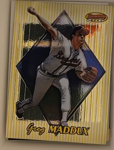 1999 Bowman's Best #67 Greg Maddux — front