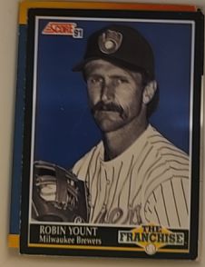 1991 Score #854 Robin Yount Milwaukee Brewers — front