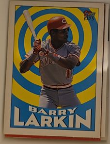 1992 Topps Kids #37 Barry Larkin — front