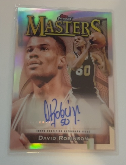 2023-24 Topps Finest Masters #MA-DR David Robinson — front