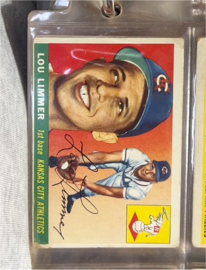 1955 Topps #54 Lou Limmer — front