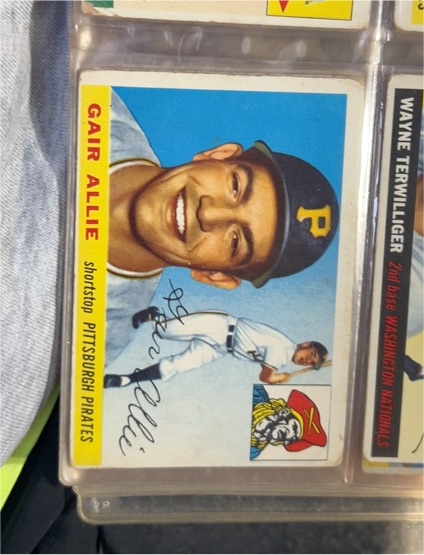 1955 Topps #59 Allie Gair — front