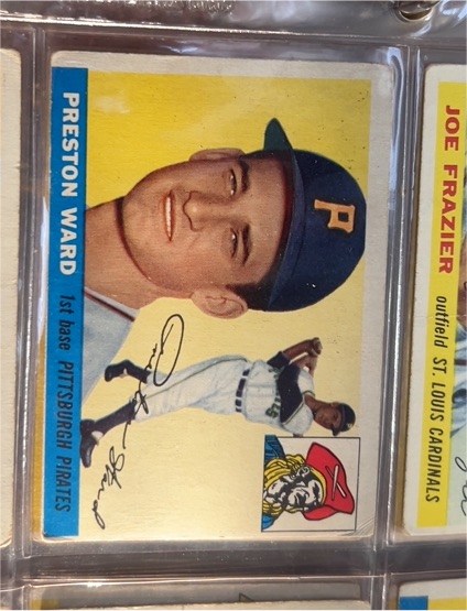 1955 Topps #95 Preston Ward — front