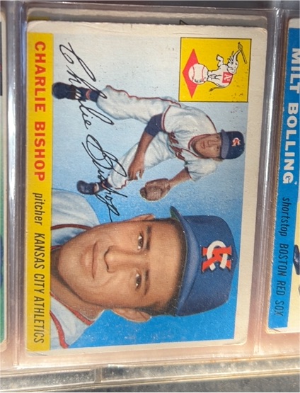 1955 Topps #96 Charlie Bishop — front