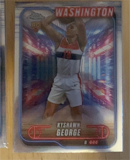 2024-25 Topps Chrome #158 Kyshawn George — front