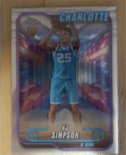 2024-25 Topps Chrome #102 KJ Simpson — front