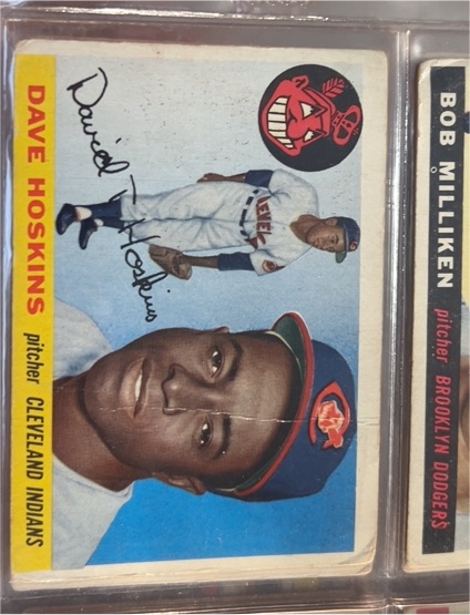 1955 Topps #133 Dave Hoskins — front