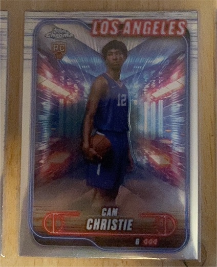 2024-25 Topps Chrome #151 Cam Christie — front