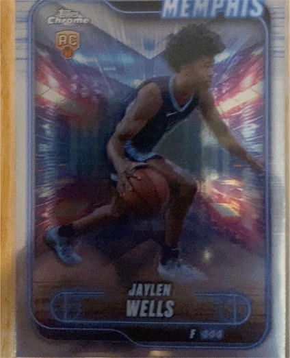 2024-25 Topps Chrome #185 Jaylen Wells — front