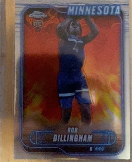 2024-25 Topps Chrome #165 Rob Dillingham — front