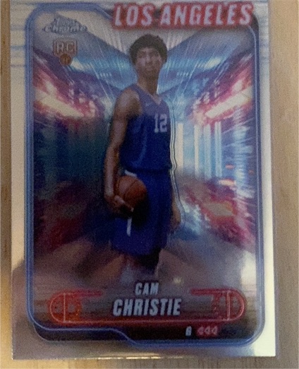2024-25 Topps Chrome #151 Cam Christie — front