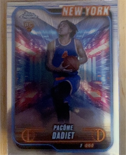 2024-25 Topps Chrome #172 Pacôme Dadiet — front