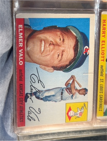 1955 Topps #145 Elmer Valo — front