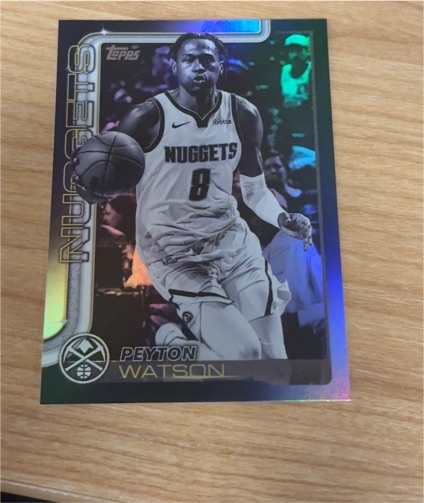 2025-26 Topps #106 Peyton Watson — front