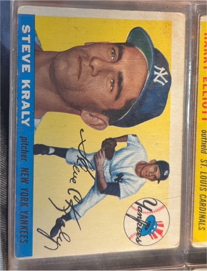 1955 Topps #139 Steve Kraly — front