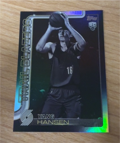 2025-26 Topps #216 Yang Hansen — front