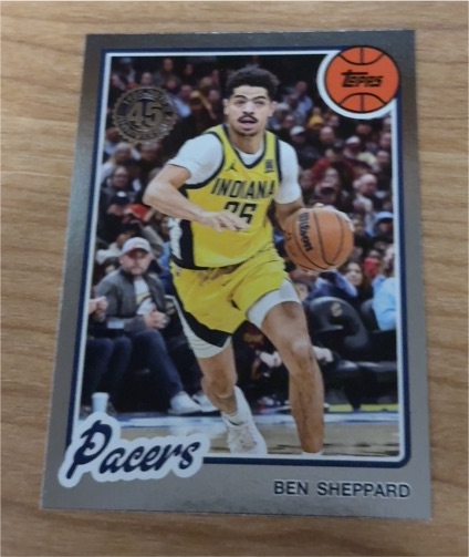 2025-26 Topps 45th Anniversary #80BK-16 Ben Sheppard — front