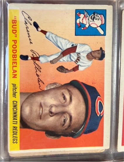 1955 Topps #153 Bud Podbielan — front