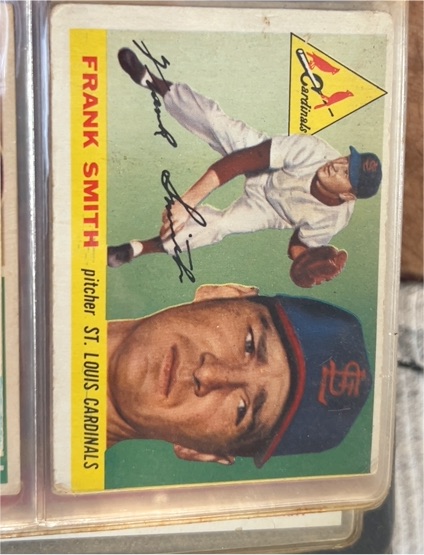 1955 Topps #204 Frank Smith — front