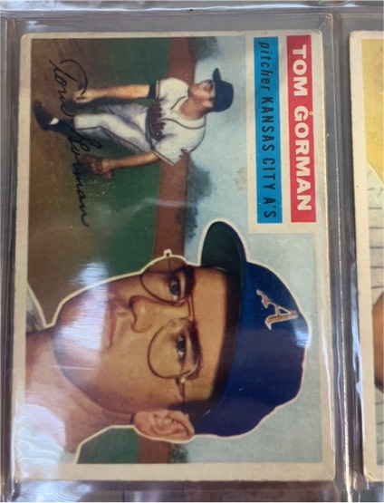 1956 Topps #246 Tom Gorman — front