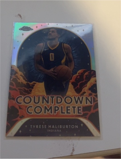 2024-25 Topps Chrome #CC-3 Tyrese Haliburton Countdown Complete — front
